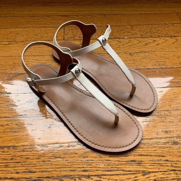 Coach Shoes - Coach Leather Leila Strap Sandals